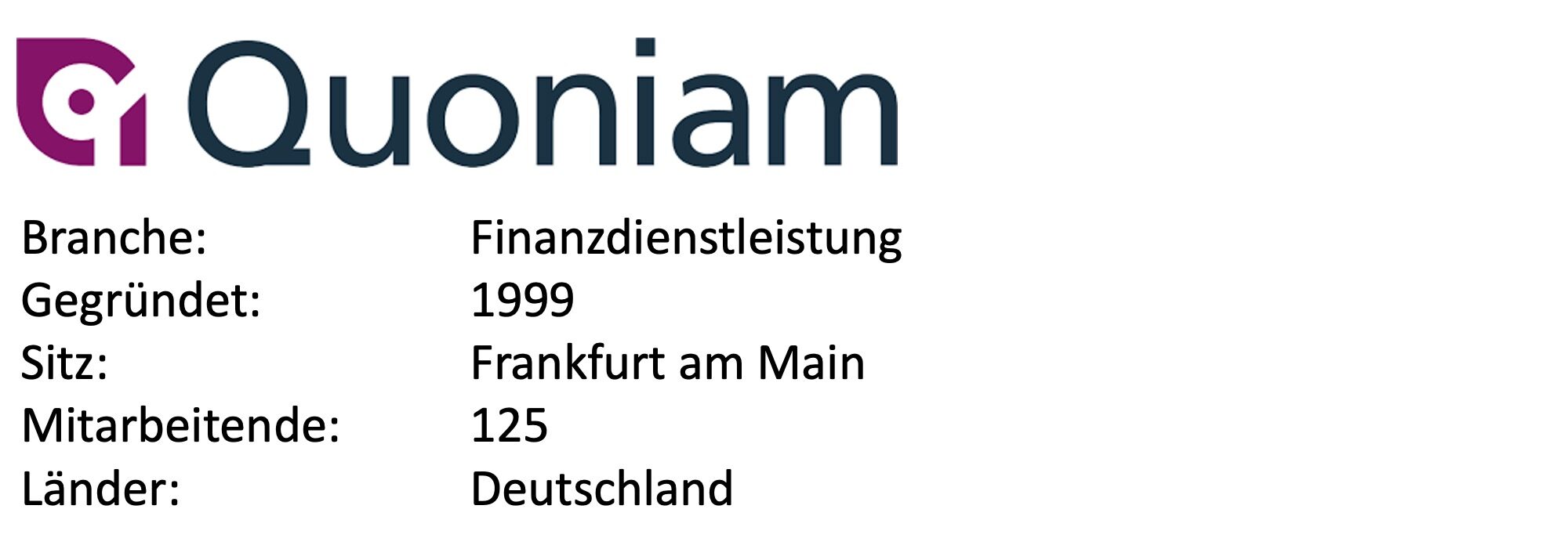 Unternehmenskultur! Wie Quoniam mit Teamworkshops Inclusion vorantreibt 5 Kurzportrait von Quoniam